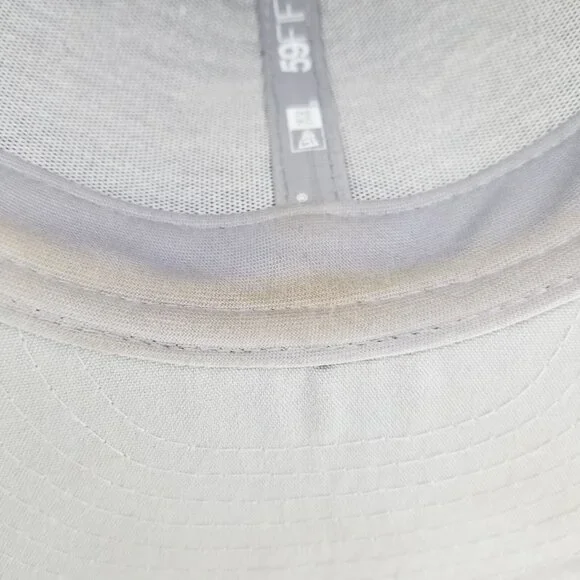 ✅New Era 59FIFTY Milwaukee Brewers Yellow Blue Authentic Baseball Hat Size 6 7/8 - Picture 5 of 9